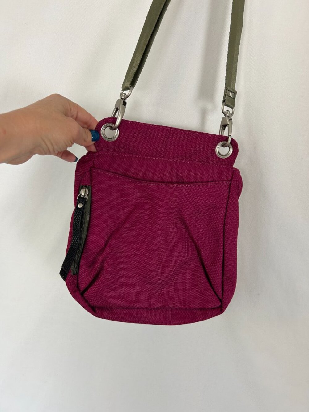 Haiku Fushia Floral Embroidered Crossbody Bag - Picture 4 of 4